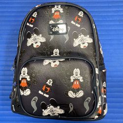Loungefly Like Disney Scared Mickey Mouse Halloween Mini Backpack - NWT 