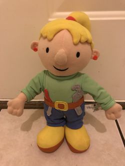 Bob the Builder Huggable Wendy Plush Doll Hasbro 2001 12" Wrench