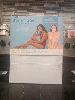 Iluminage touch 4ever still factory sealed brand new!! Permanent laser hair remover (TOP BRAND)