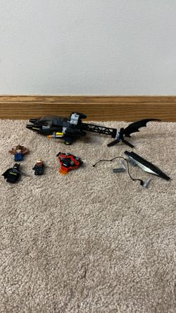 Lego Batman and nightwing vs. man-bat attack