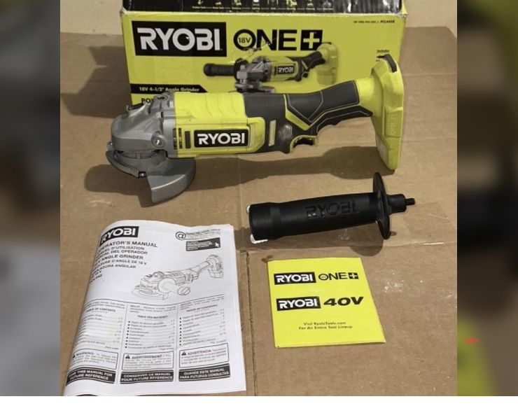 Ryobi Angle Grinder 18v NEW NUEVO