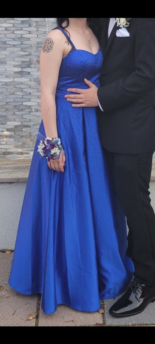 Prom Dress Blue Size 4