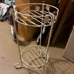 Gorgeous Heavy Metal Two Tier Plant Stand
