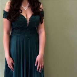 Custom Beaded Formal Dress 