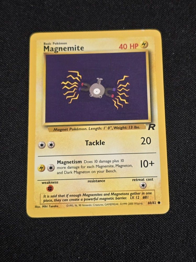 Magnemite - Team Rocket