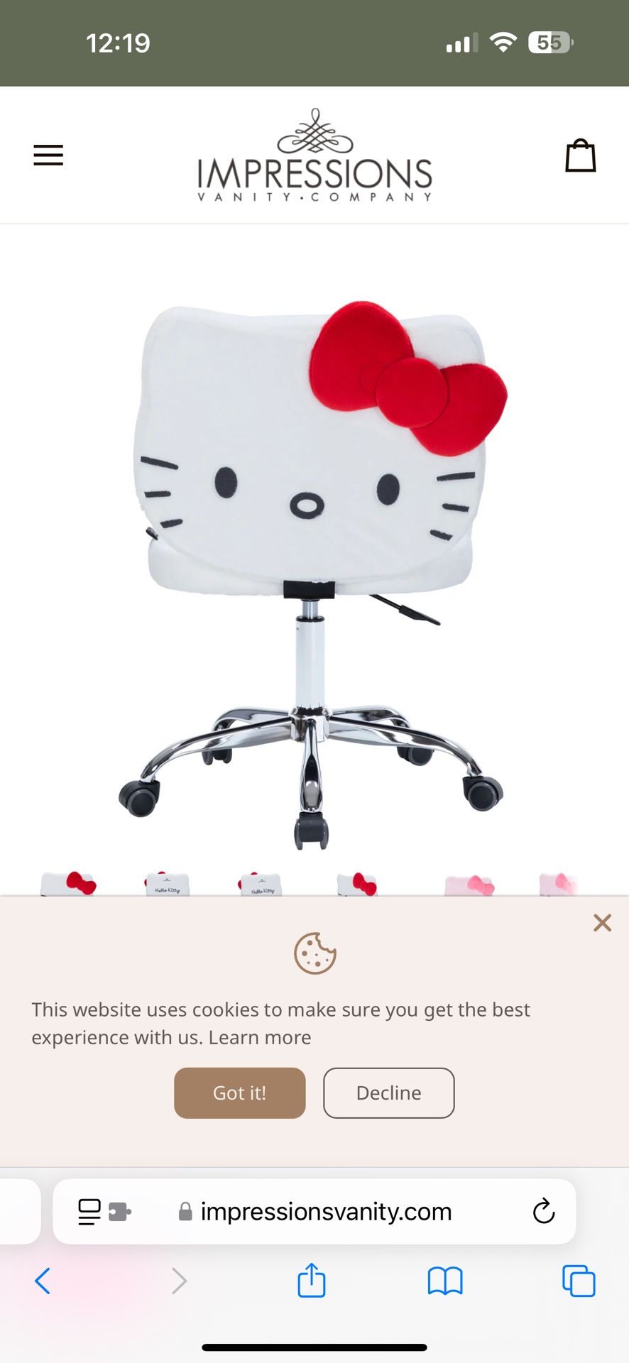 Hello Kitty Chair 