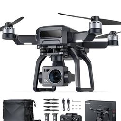 Bwine F7GPS Drone with 4K Camera for Adults, 3-Axis Gimbal, Night Vision, 10000FT Transmission Range, FAA compliance, 50Mins Flight Time with 2 Batter