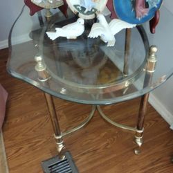 Glass End Table