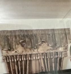 Golden Brown Silk Curtains( see Description )