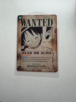 One piece Luffy wanted poster op13 SP