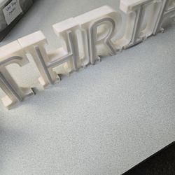 "Thrift" Light Up Letters