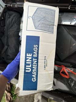 Box Of Garment Bags 