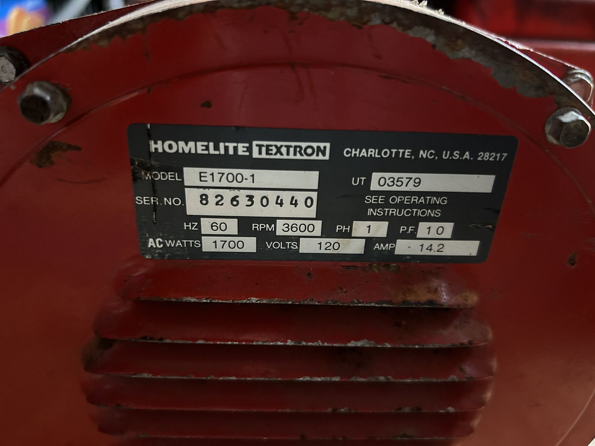 Homelite Generator 
