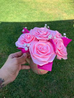 READY FOR PICK UP Mother’s day gift tazita de cafe with its ribbon flowers