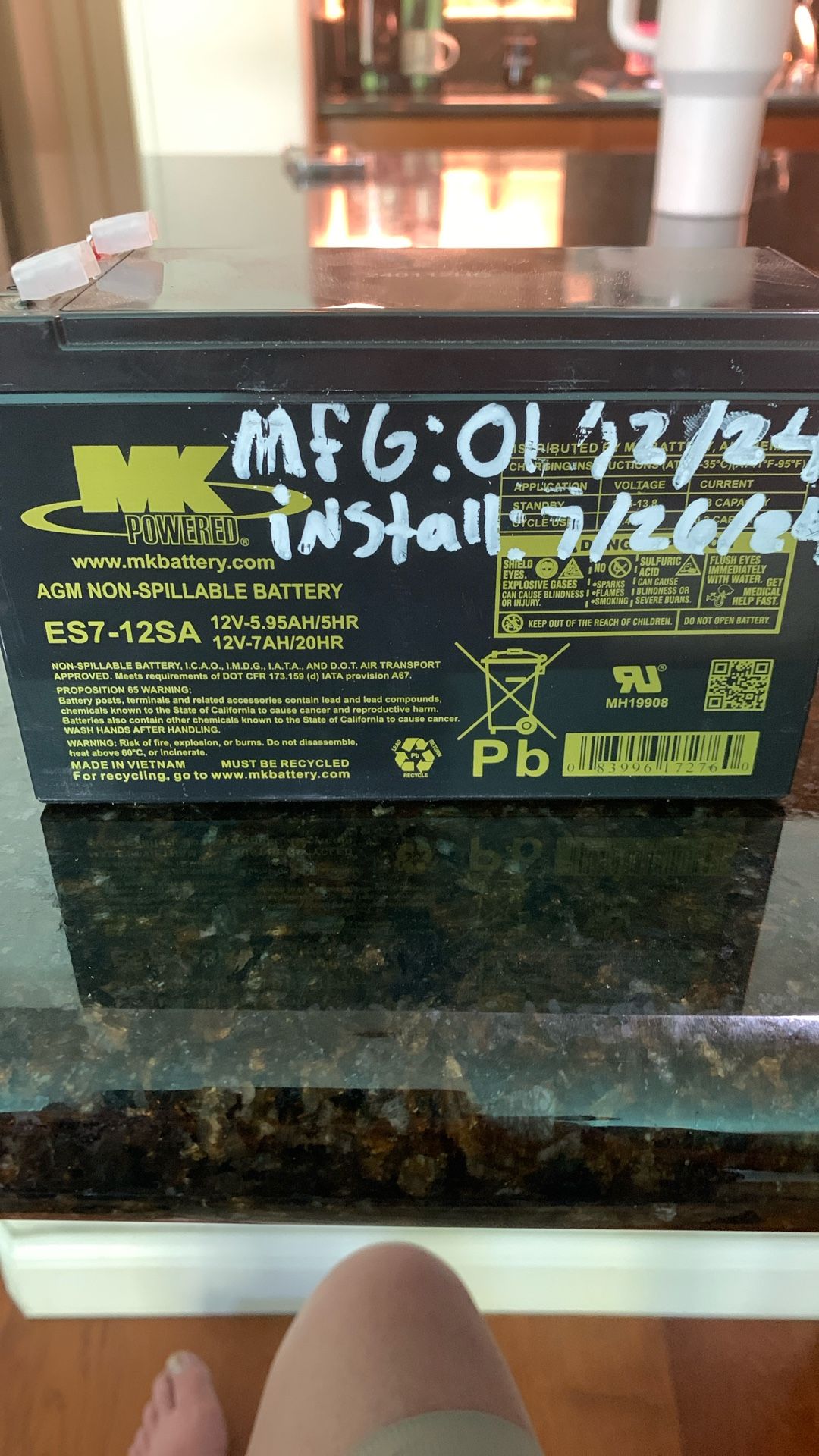 Battery ES7-12SA