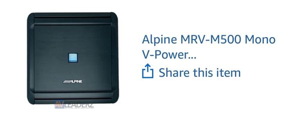 Amp for sale