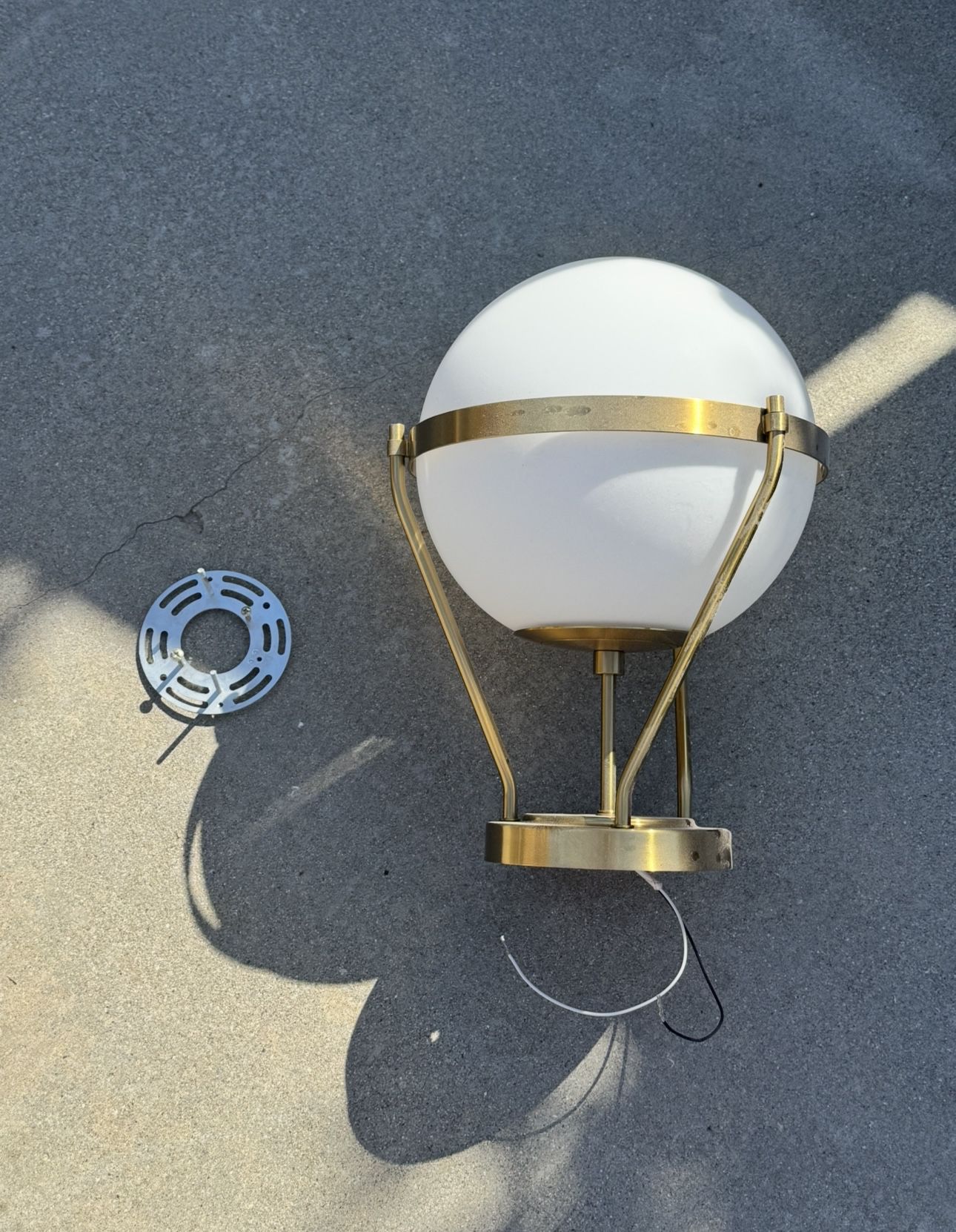 Mid-century Modern Globe Ceiling Light