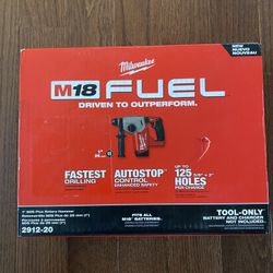 Milwaukee M18 FUEL 18V Lithium-Ion Brushless Cordless 1 in. SDS-Plus Rotary Hammer (Tool-Only)