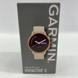 New Garmin vivoactive 6 42mm GPS Smartwatch 010-02985-05