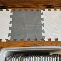 60 Tiles Baby Soft Puzzle Play Mats, Kids Thick Foam Floor Interlocking