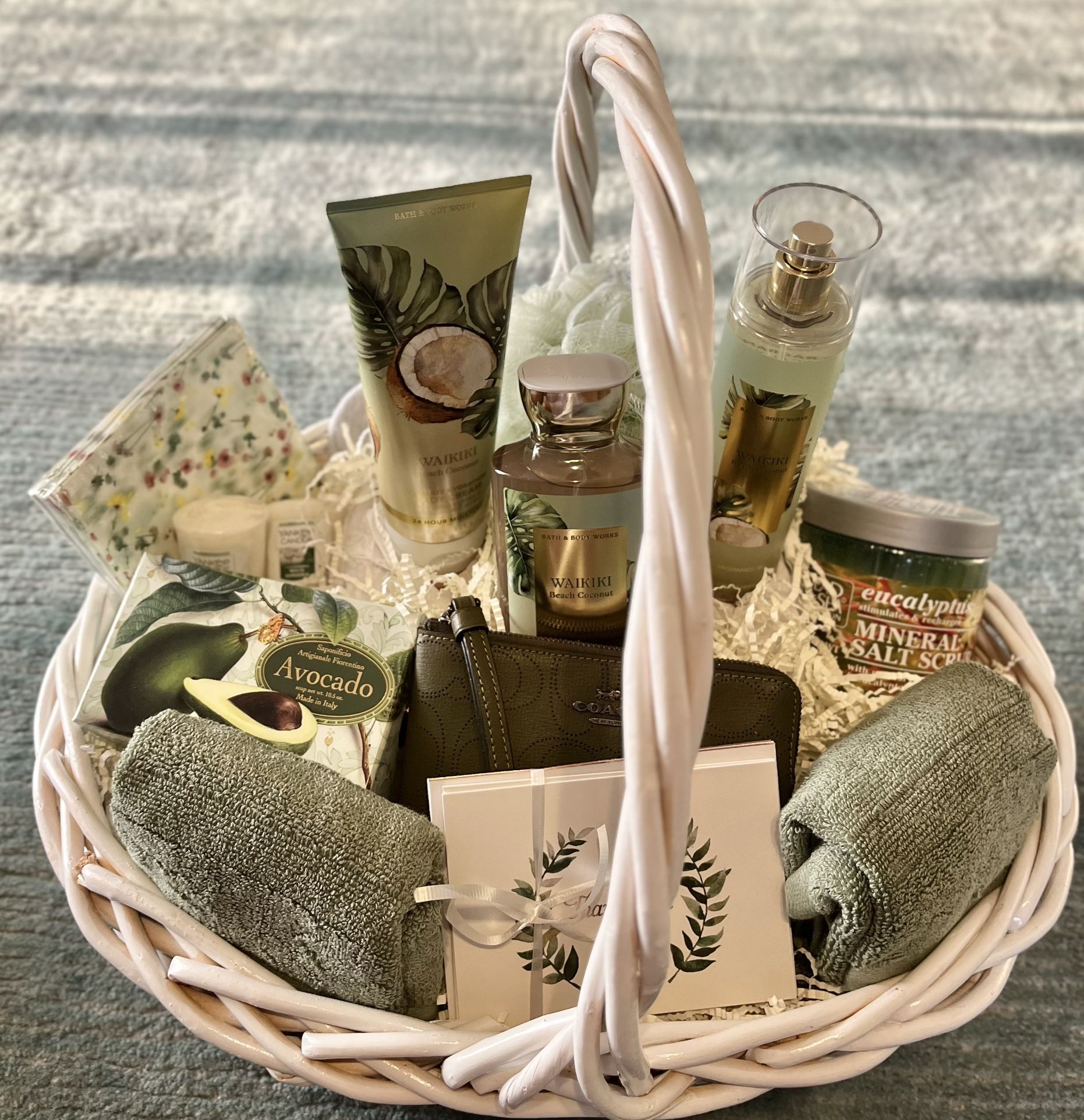 Gift Baskets With Coach Wristlet