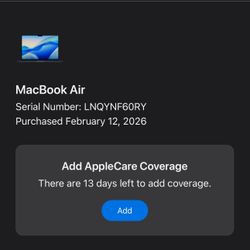 MacBook M4 Chip 13inch