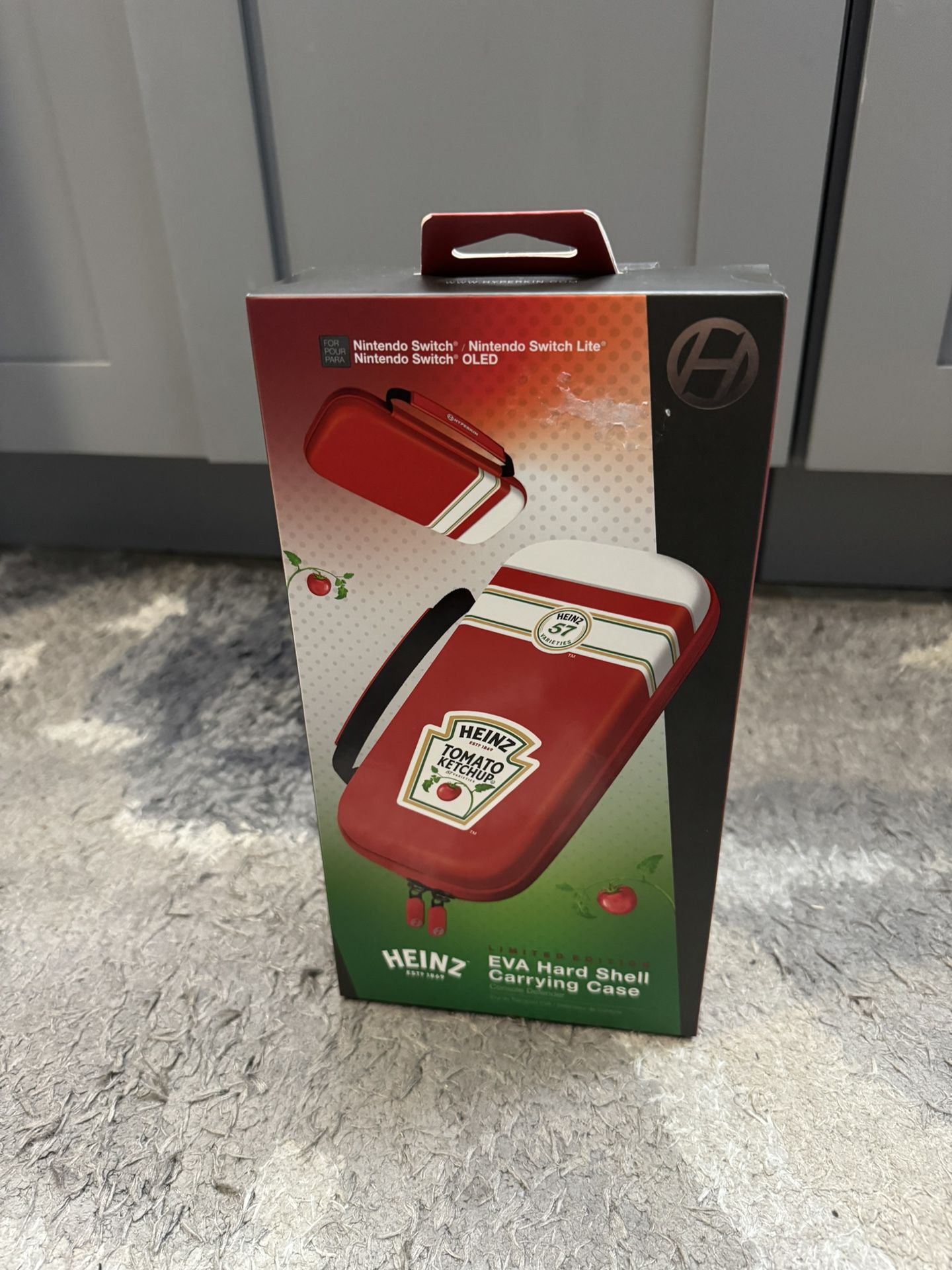 🔥🔥🔥Nintendo Switch ‘Heinz Ketchup’ Limited Edition Hard Shell Console Carrying Case