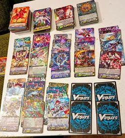 Collection of Card Fight Vanguard TPG Battle Cards