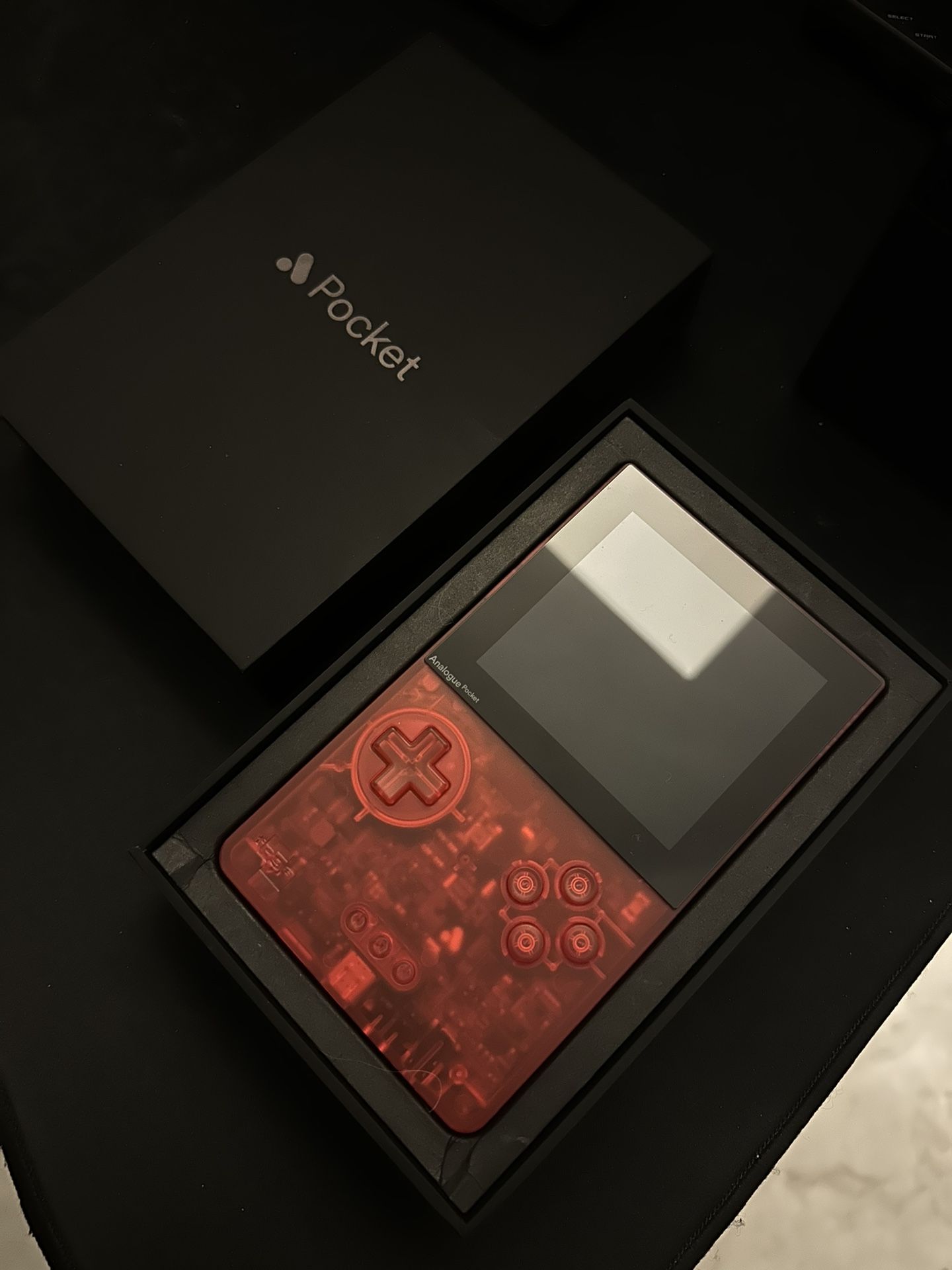 Analogue Pocket Transparent Red Limited Edition