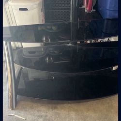 3 tier Glass Tv Stand  / OBO