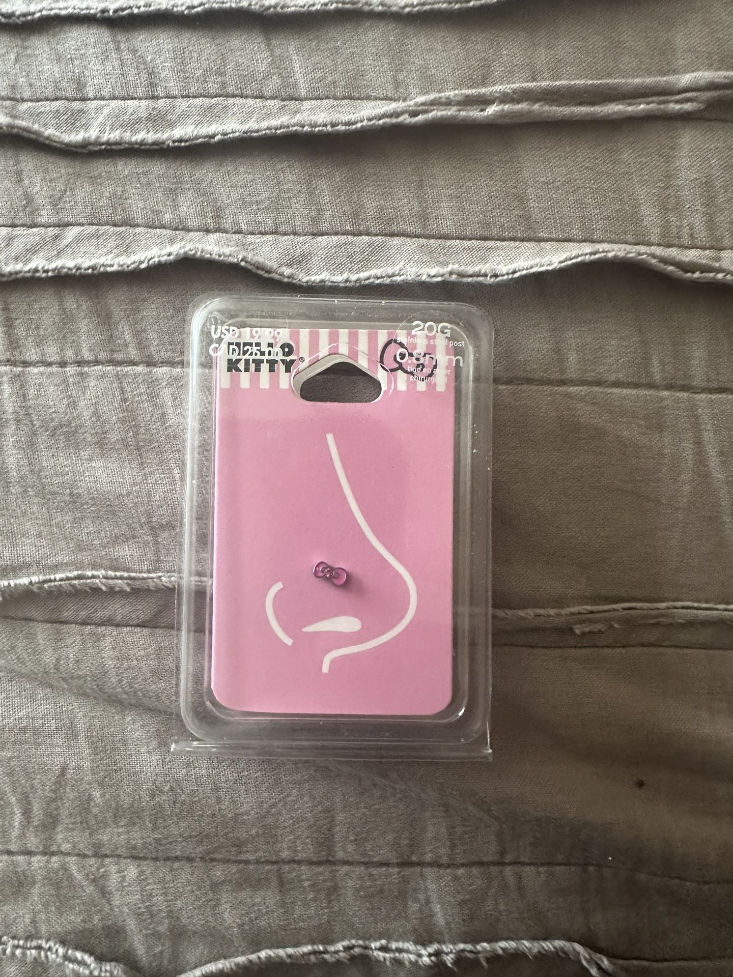 Hello Kitty Nose Piercing
