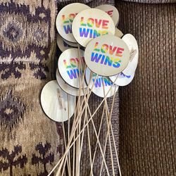 Pride floral picks