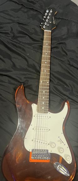 Electric Guitar Orange See Through