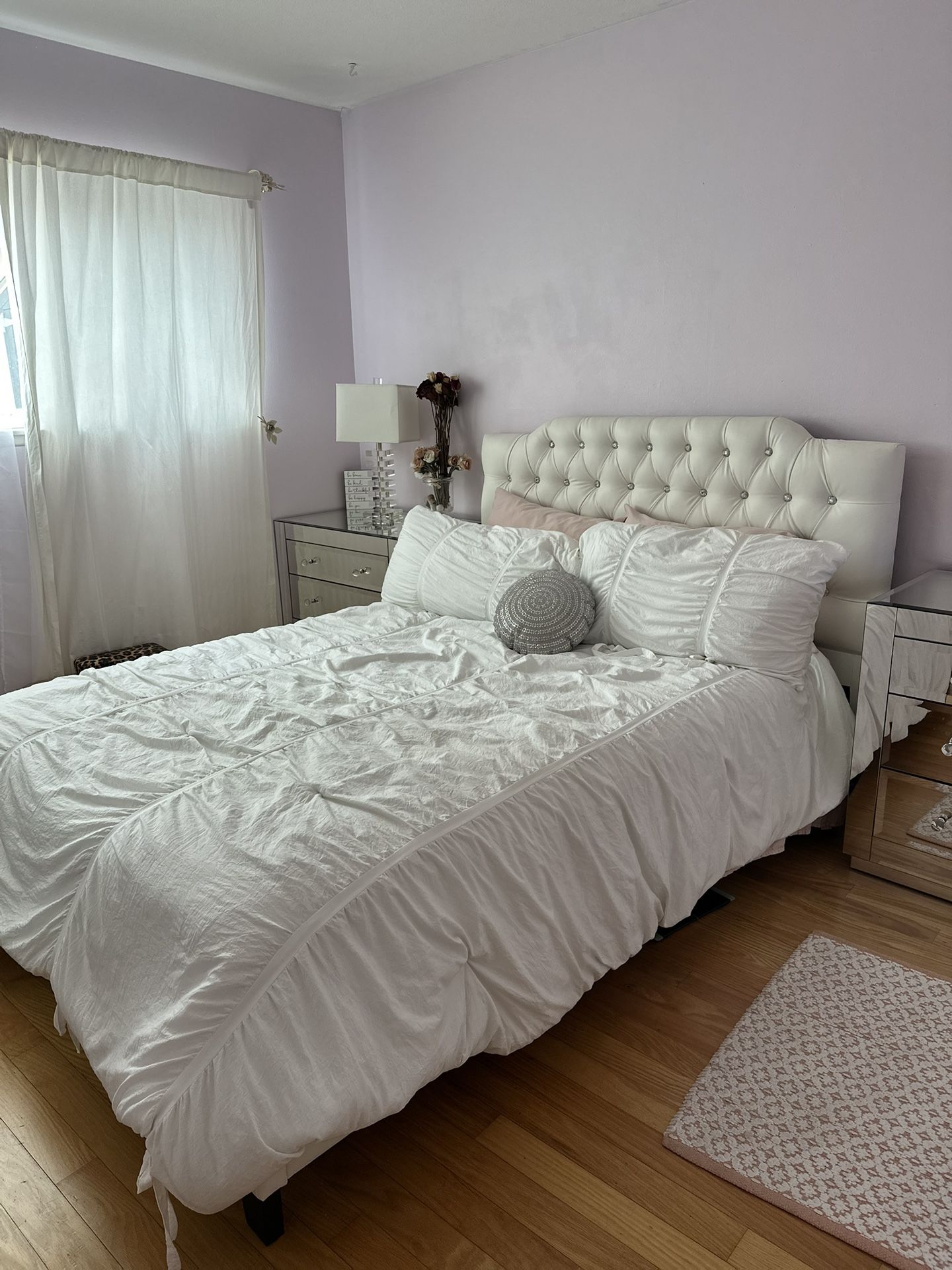 White Queen Bed Frame