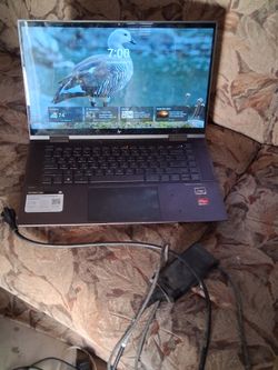 hp envy x360 2 in 1 15.6 touch screen laptop  black