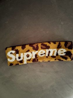 Supreme New Era Leopard Headband