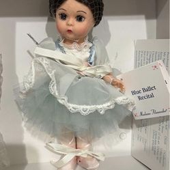 New in Box Madame Alexander Blue Ballet Recital Doll   #17640