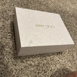 Jimmy Choo Shoe Box with Original Tissue Paper – Box Only