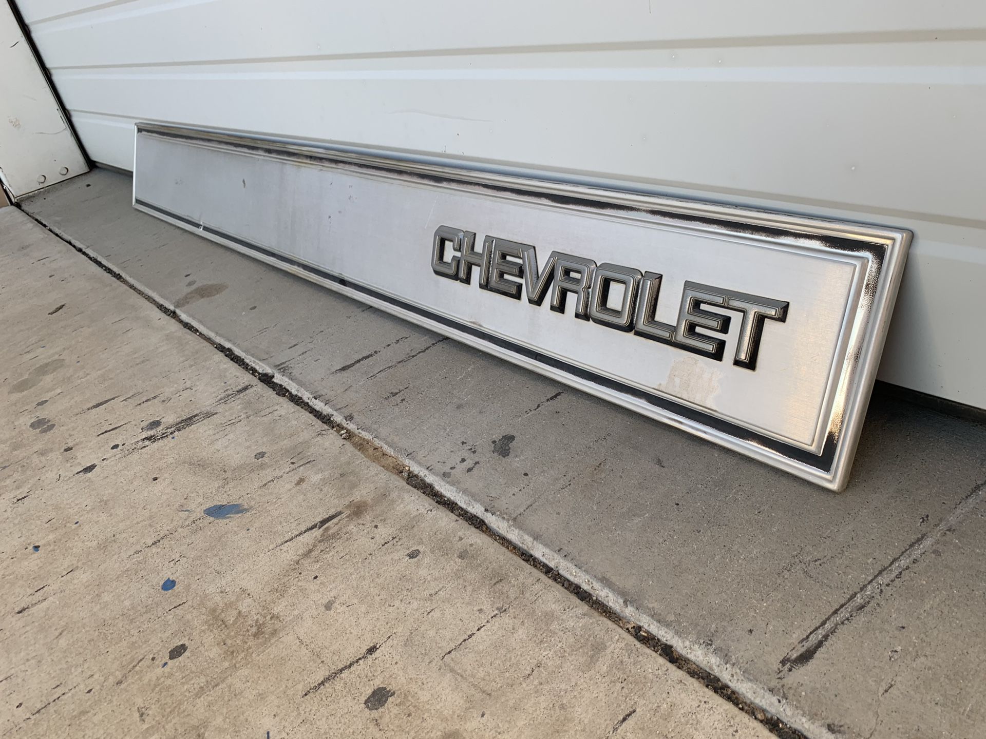 1985 Chevy k5 blazer tailgate banner