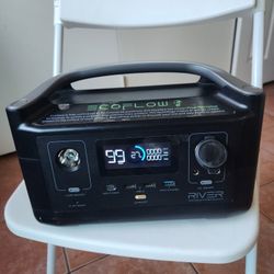 EF ECOFLOM River 288wt Portáble Power Station X 600w Peak ac Autlets & LED FOR HOME OR CAMPING 