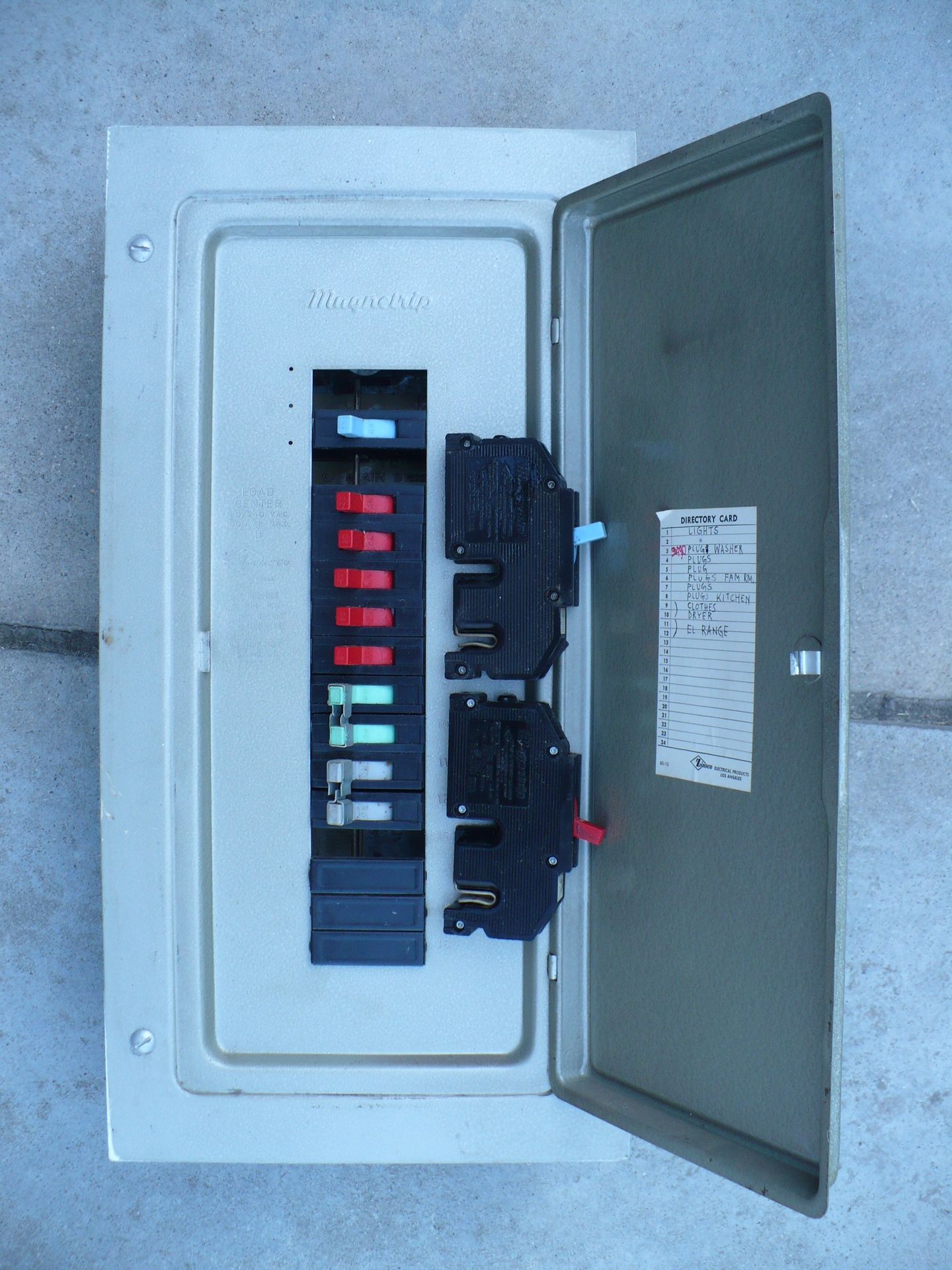 Electrical Panels And Breakers Main And Interior Panels