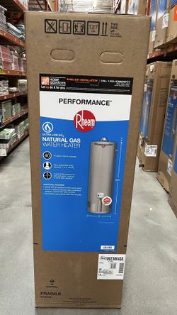 Water heater 40 Gallon Rheem performance