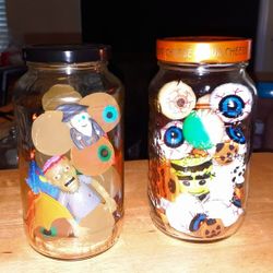 💀🎃👻👁☠️ Spooky Scary Halloween Jars Full Of Bits And Bobs ☠️👁👻🎃💀 