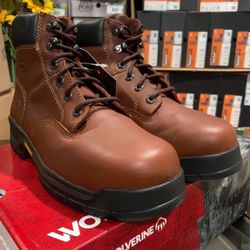 WORK BOOTS 🥾// WOLVERINE  HARRISON //Steel Toe  and Soft Toe  Different SIZES Available// 