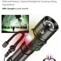 New! Super Bright Rechargeable Flashlight
