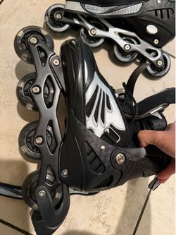 Like New DIKASHI Adjustable Inline Skates + Carry Bag