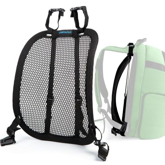 VentaPak Lightweight Ventilation Backpack Spacer - Frame for Hiking, Commuting & Biking Backpacks - Large Mesh Ventilation, Rucksack Frames for Improv