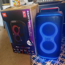 JBL Partybox Club Live 120 Portable Bluetooth Party Speaker w/ 200 W of JBL Pro Sound • No Mic