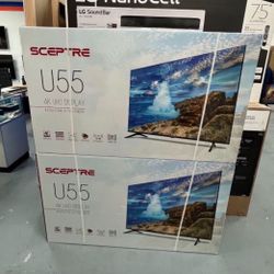 55 Inch Scepter Tv Brand New 4K Smart Ready 