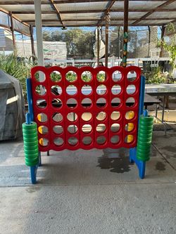 Giant Connect Four Outdoor Game Set